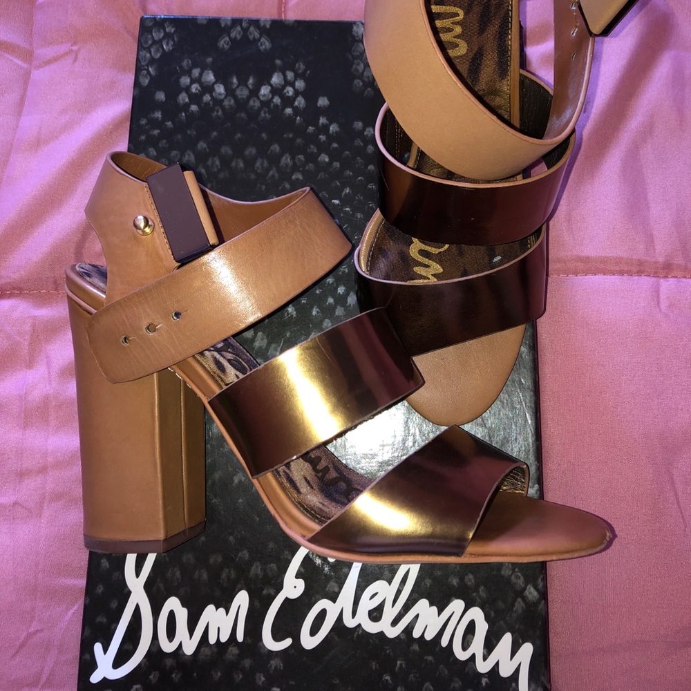 Bronze Saddle Heels